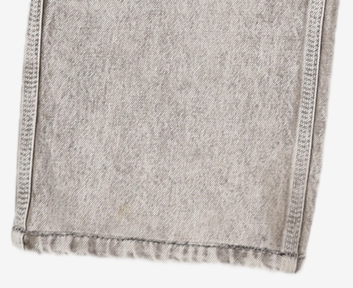 메종미네드(MAISON MINED) WHITE SPREAD CARPENTER DENIM-WHITE 46