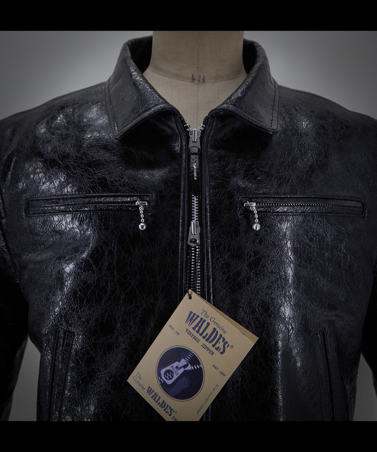 디아프바인(DIAFVINE) DV.LOT 719 Patrol Suit - Cracked Sheepskin 1mm