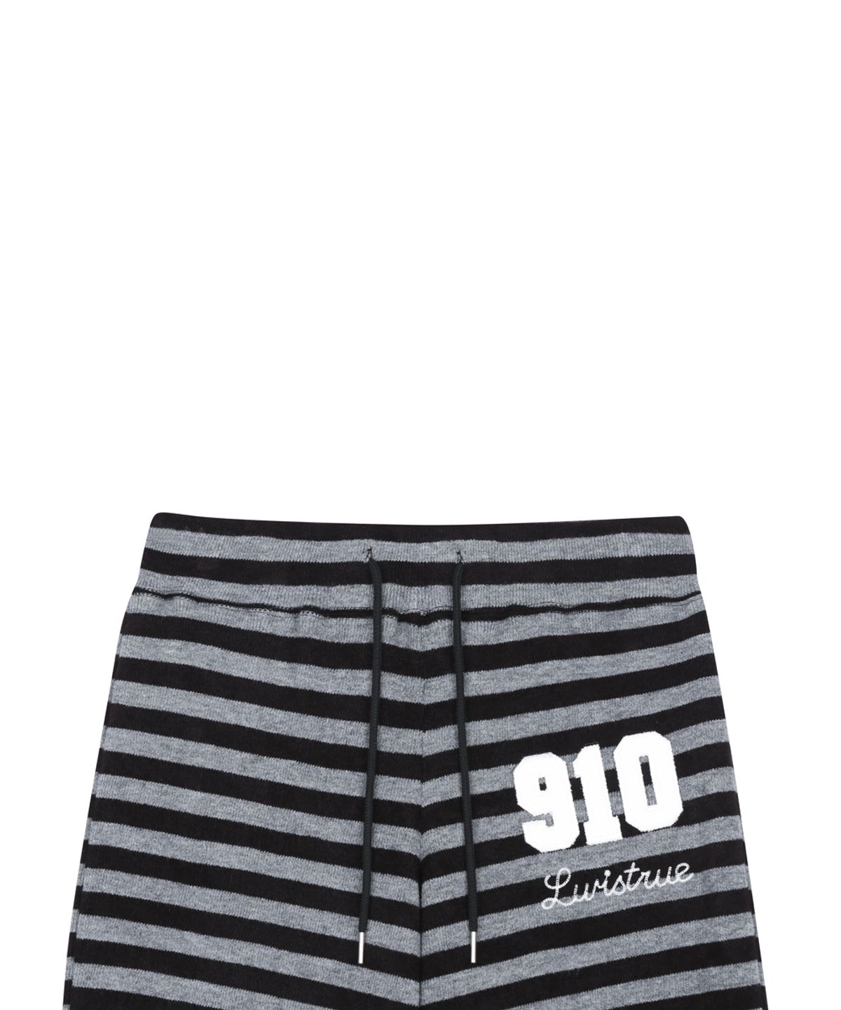 러브이즈트루(LUVISTRUE) RL 910 STRIPE BOOTCUT PANTS(BLACK)