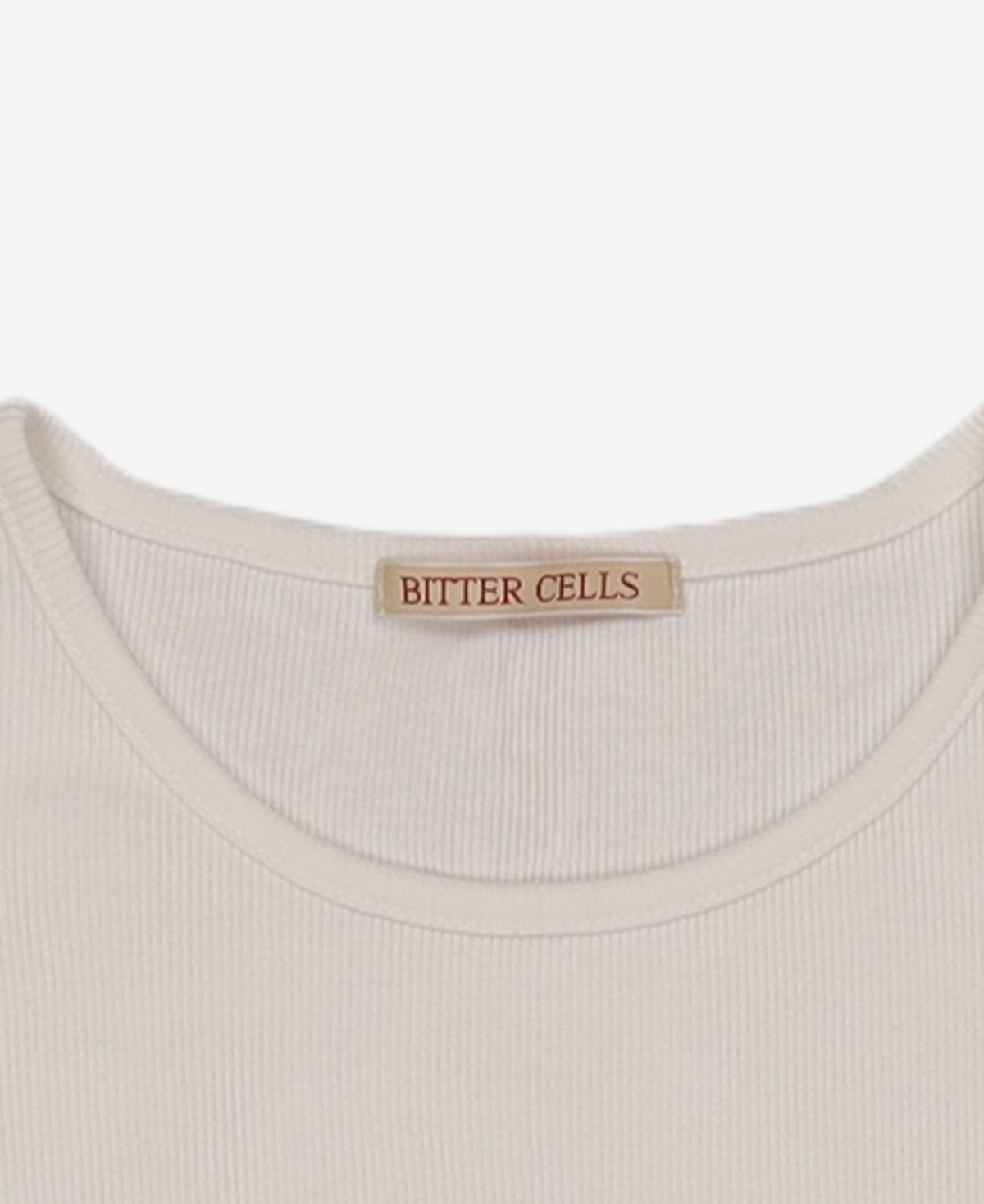 비터셀즈(BITTERCELLS) [2 PACK]에센셜 골지 하프 티-10colors XS