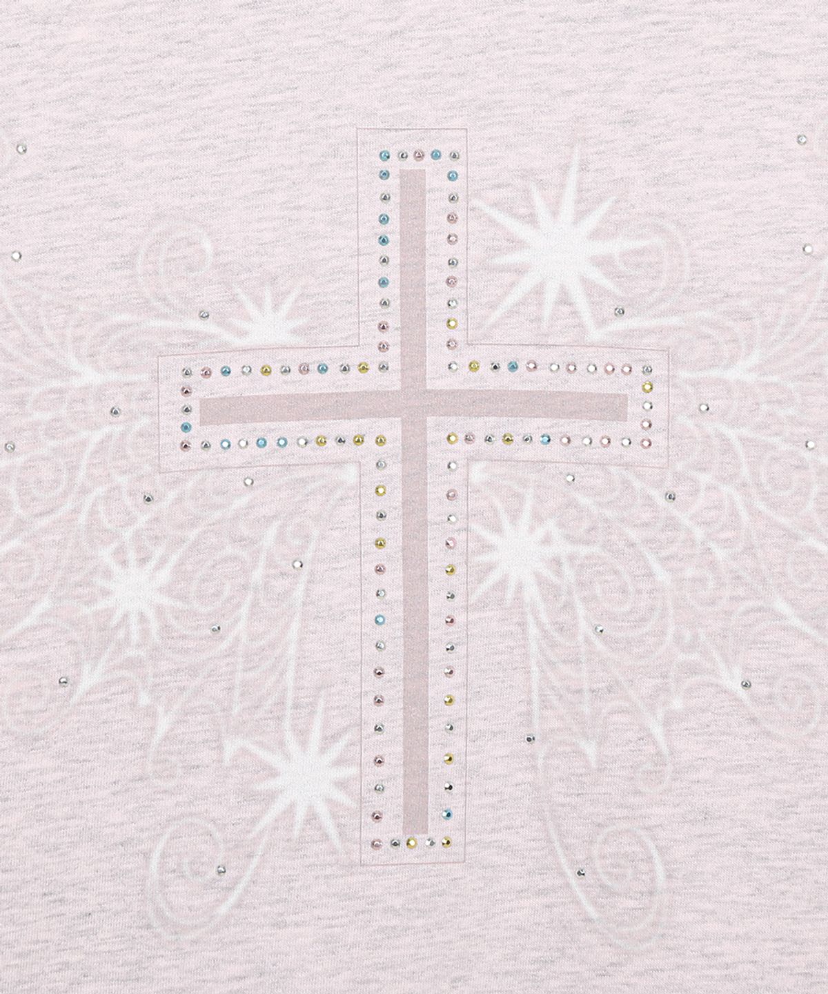 러브이즈트루(LUVISTRUE) RL CROSS COLORSTONE HOOD ZIP UP(PINK)