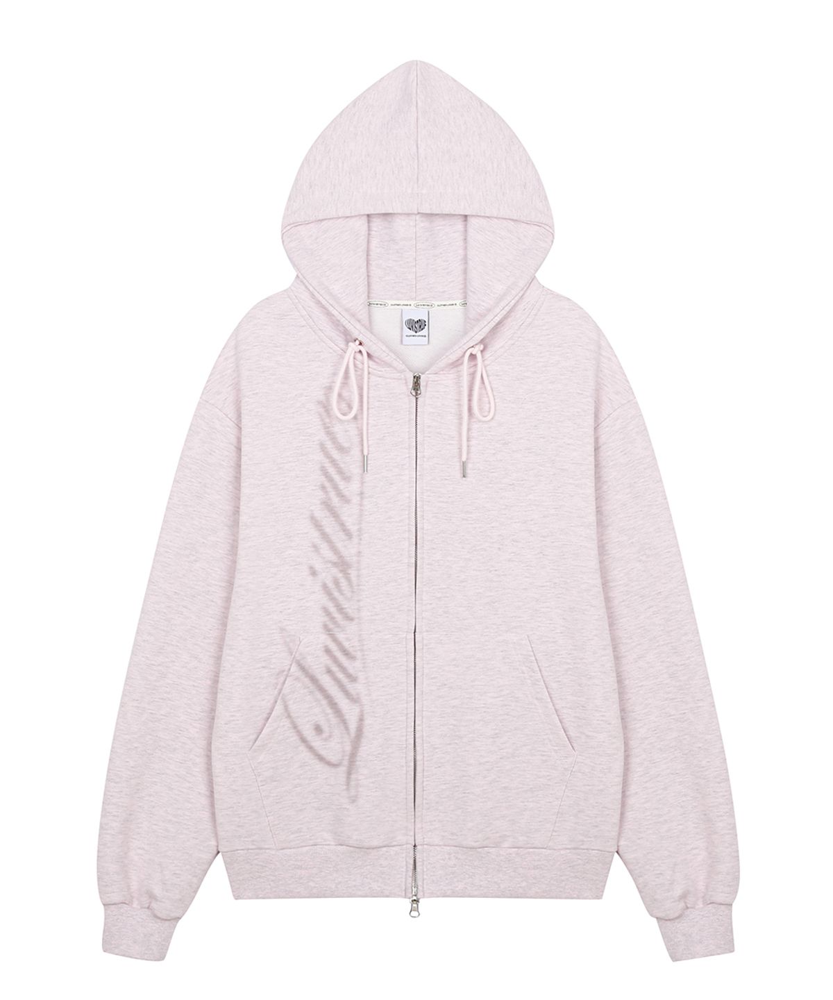 러브이즈트루(LUVISTRUE) RL CROSS COLORSTONE HOOD ZIP UP(PINK)