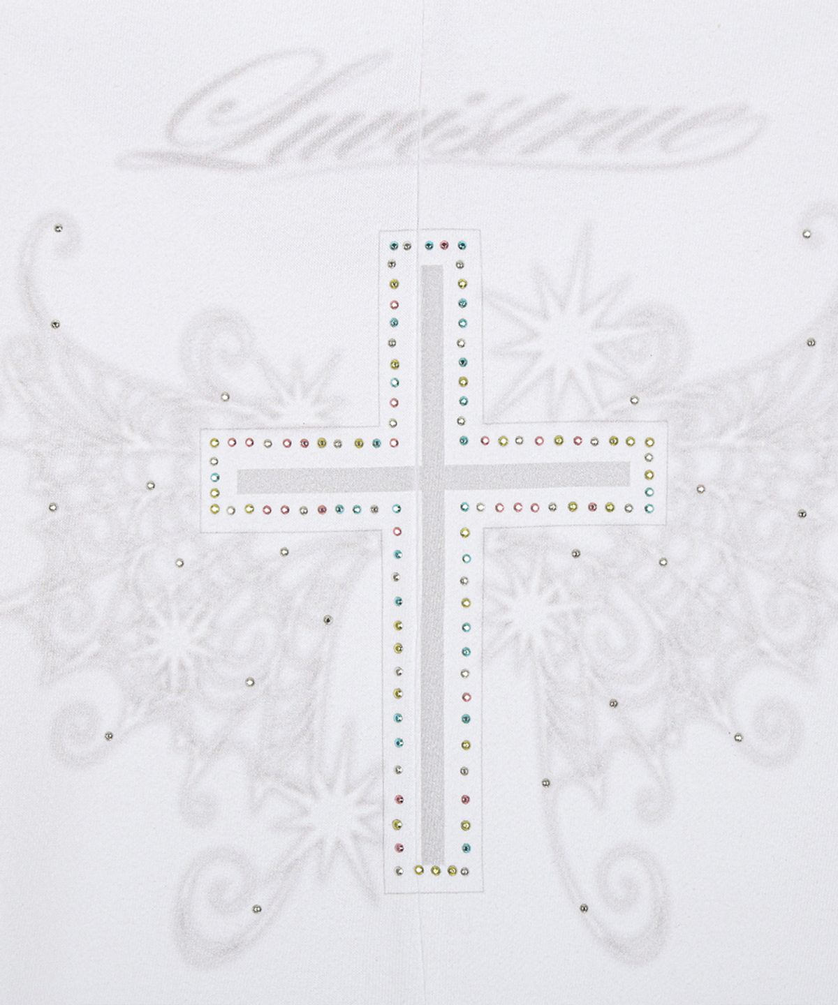 러브이즈트루(LUVISTRUE) RL CROSS COLORSTONE TRAINING PANTS(WHITE)