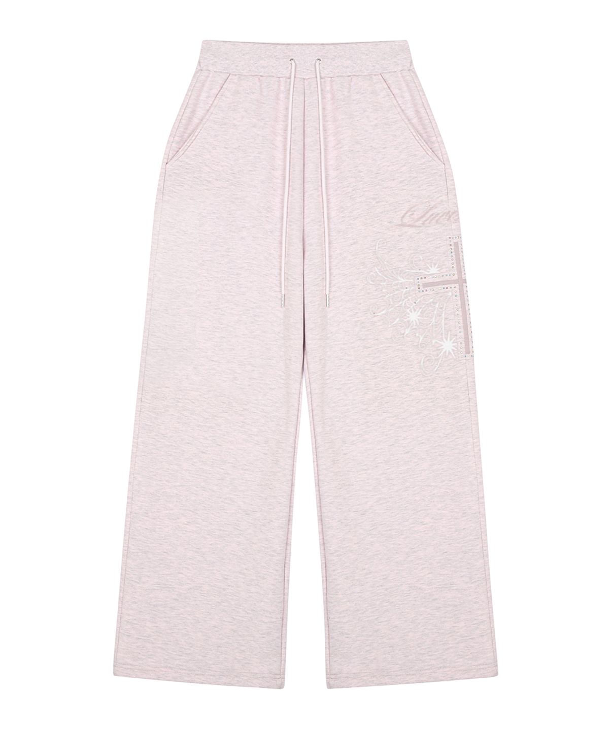 러브이즈트루(LUVISTRUE) RL CROSS COLORSTONE TRAINING PANTS(PINK)