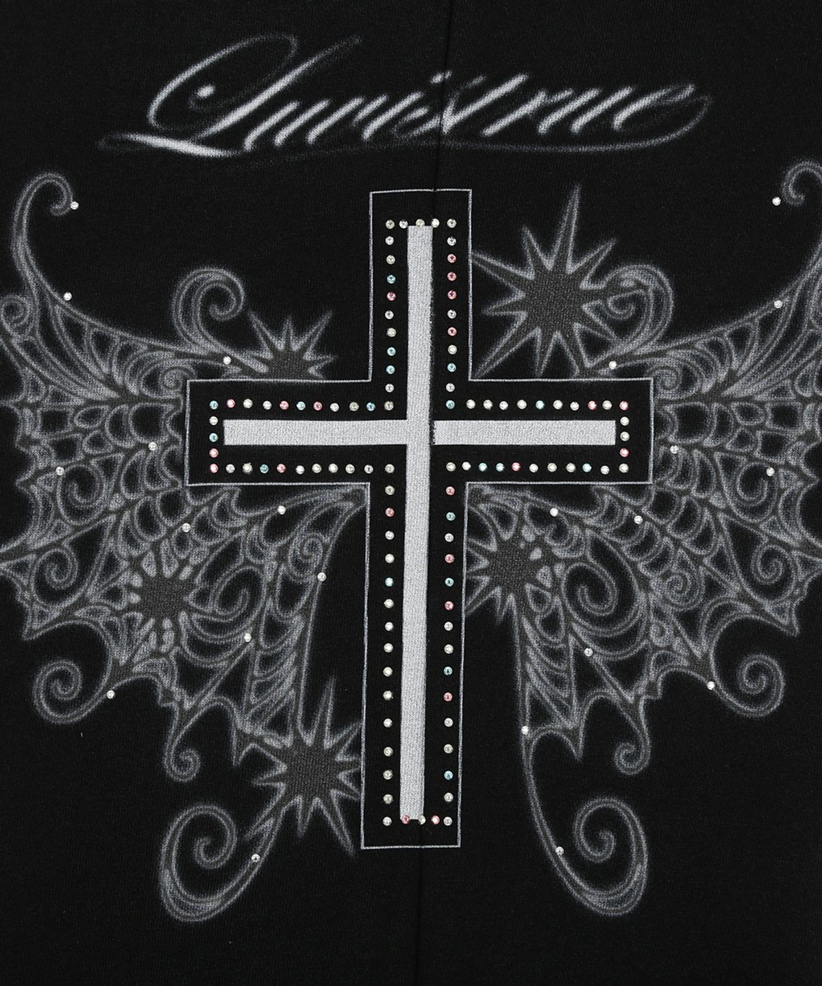 러브이즈트루(LUVISTRUE) RL CROSS COLORSTONE TRAINING PANTS(BLACK)