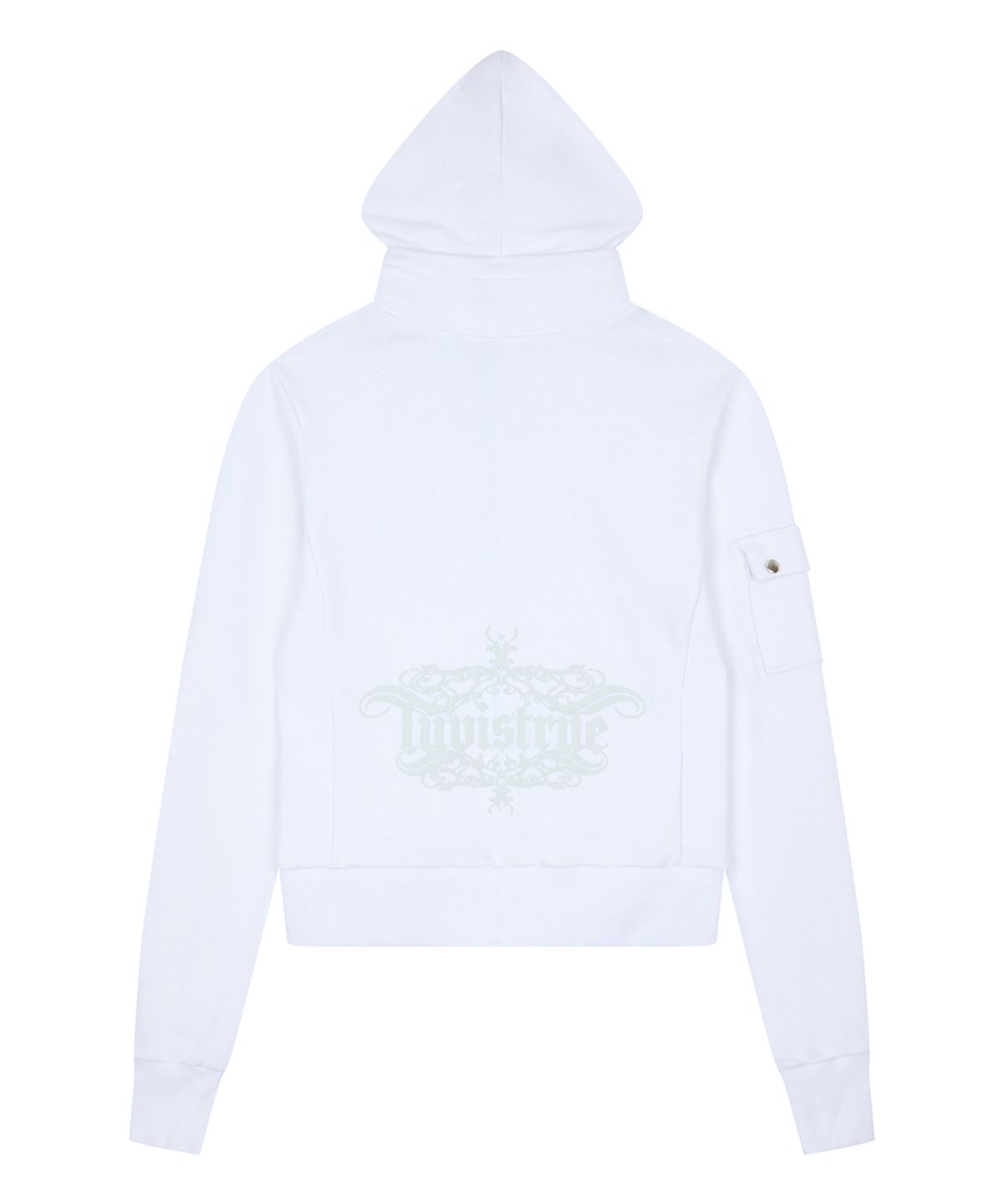 러브이즈트루(LUVISTRUE) RL CROWN HOOD ZIP UP(WHITE)