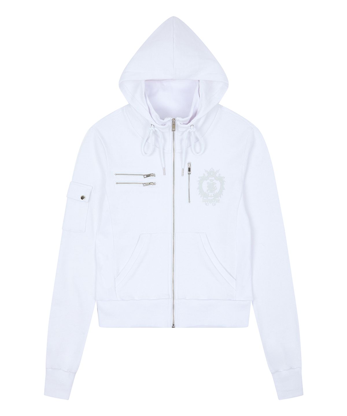 러브이즈트루(LUVISTRUE) RL CROWN HOOD ZIP UP(WHITE)