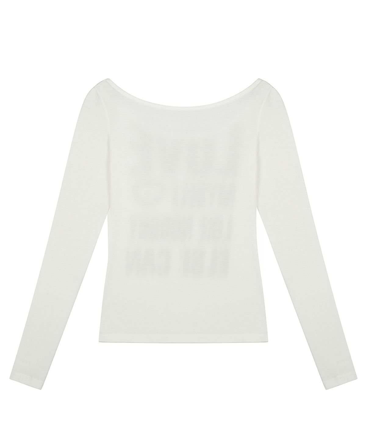 러브이즈트루(LUVISTRUE) RL DISTORTED LETTERING TEE(WHITE)