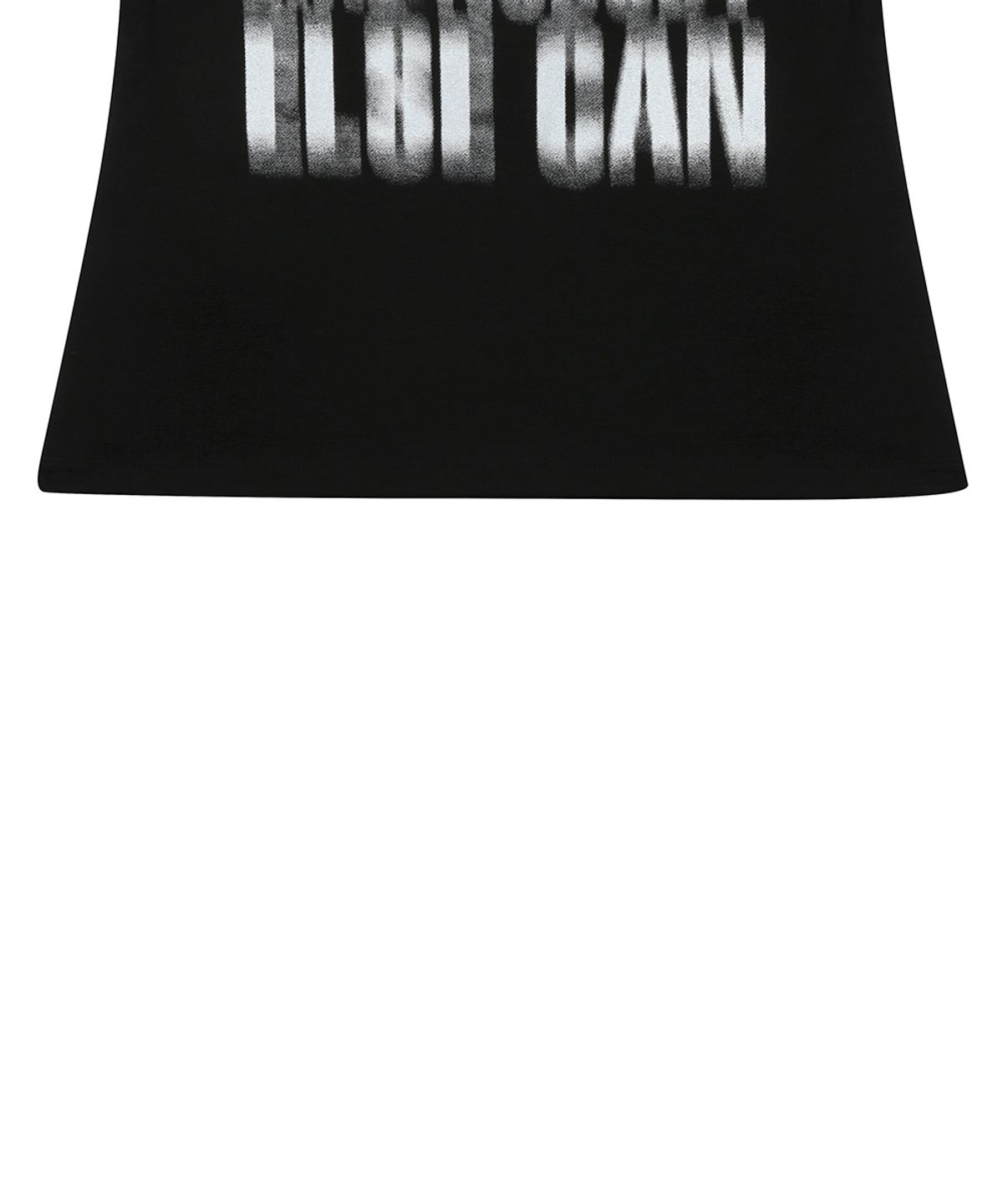 러브이즈트루(LUVISTRUE) RL DISTORTED LETTERING TEE(BLACK)