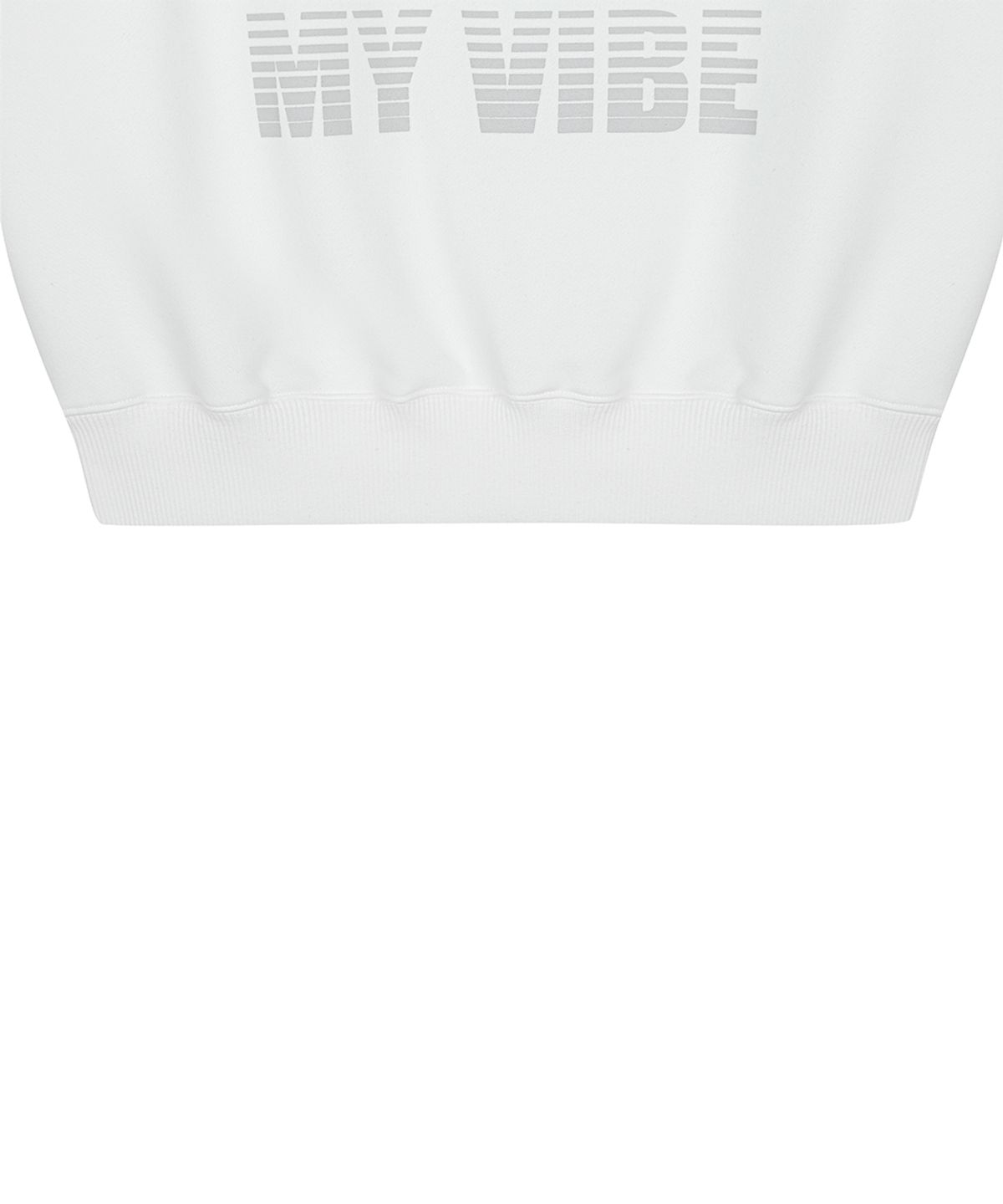 러브이즈트루(LUVISTRUE) RL EYELET ONE SHOULDER SWEATSHIRT(WHITE)