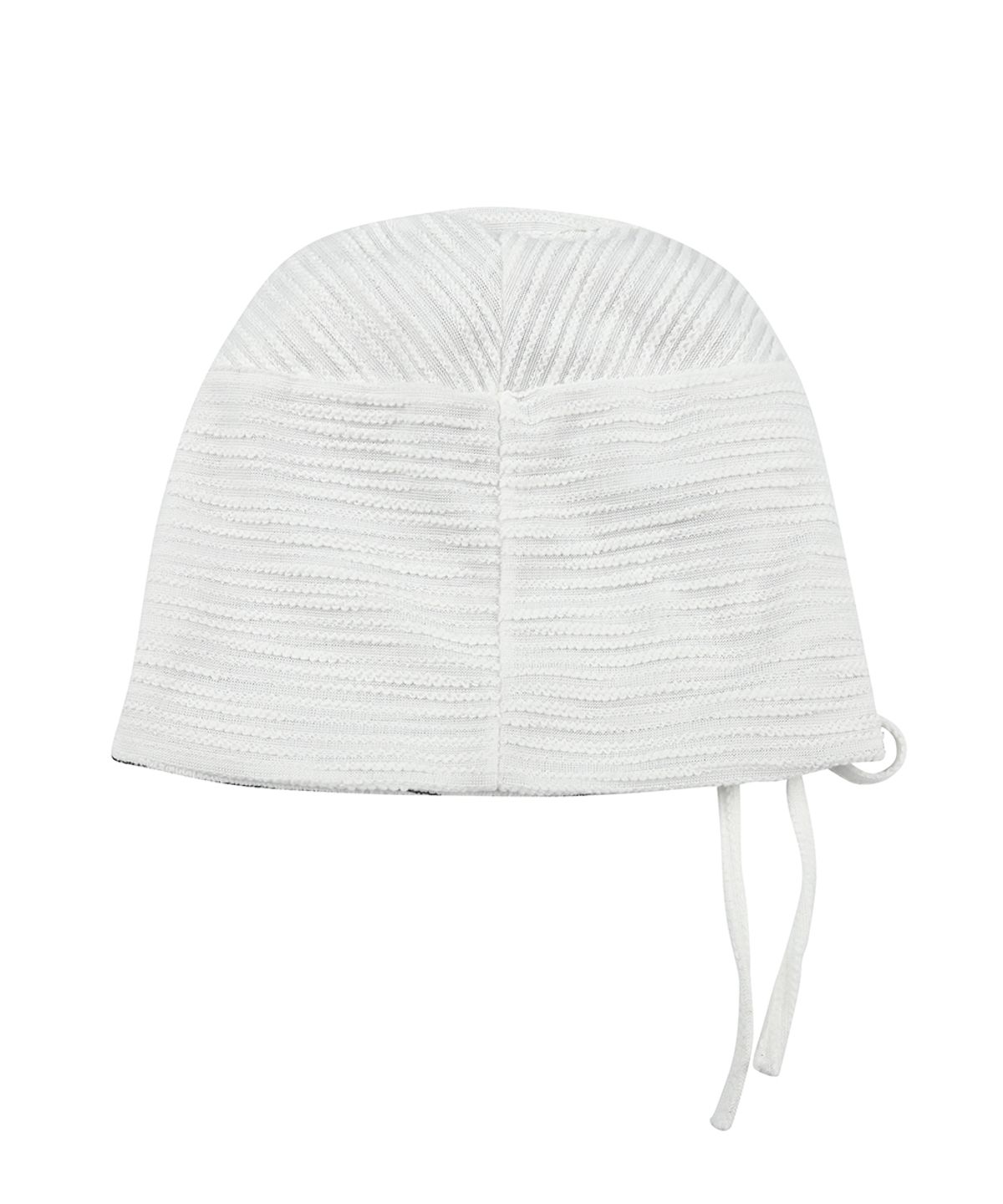 러브이즈트루(LUVISTRUE) RL EYELET STRING BEANIE(WHITE)