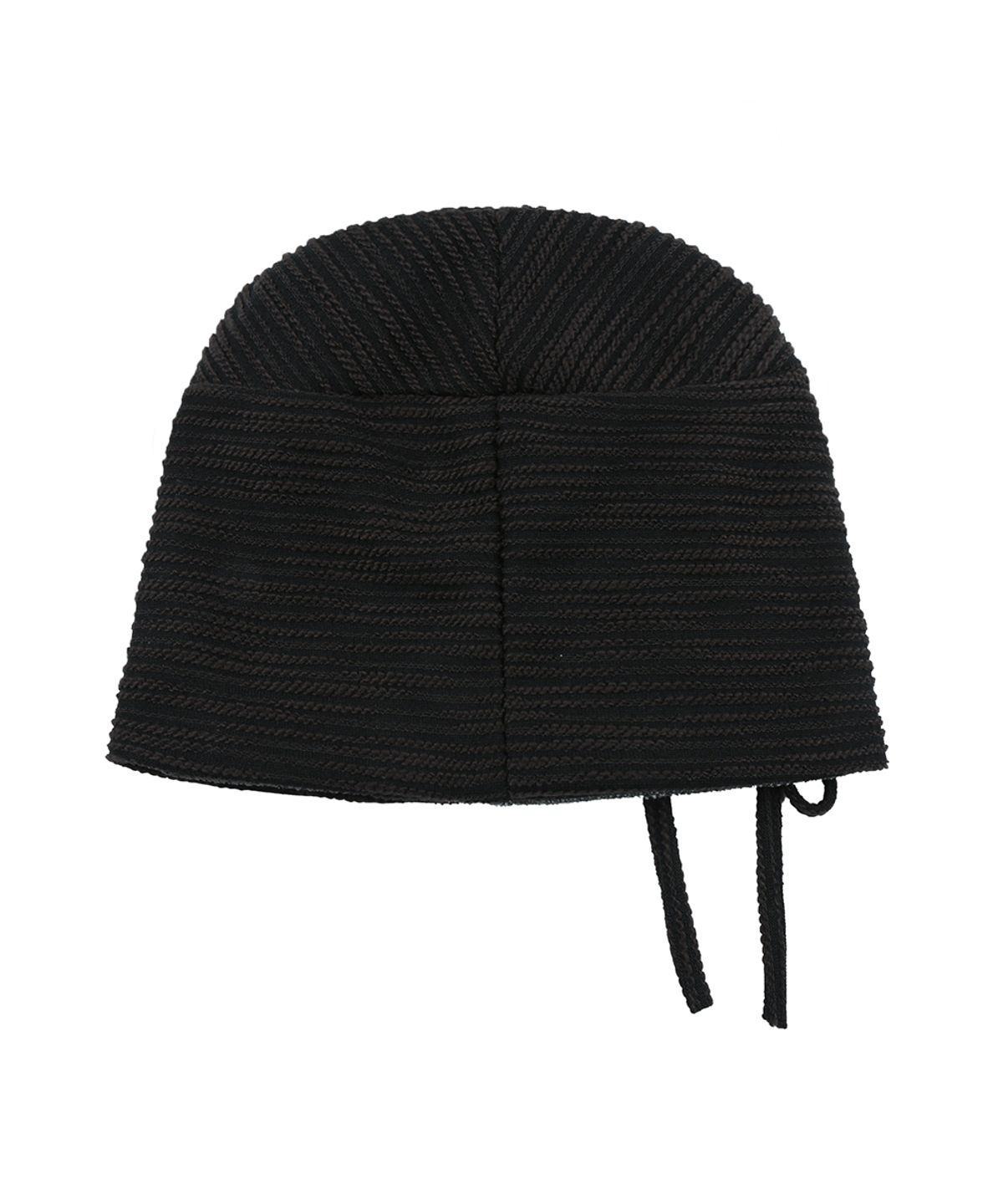 러브이즈트루(LUVISTRUE) RL EYELET STRING BEANIE(BLACK)