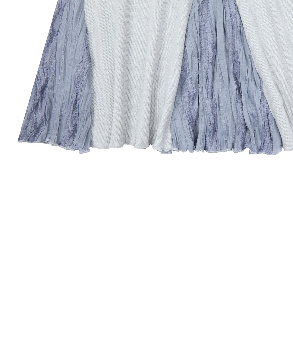 러브이즈트루(LUVISTRUE) RL FOLDING LONG SKIRT(GRAY)