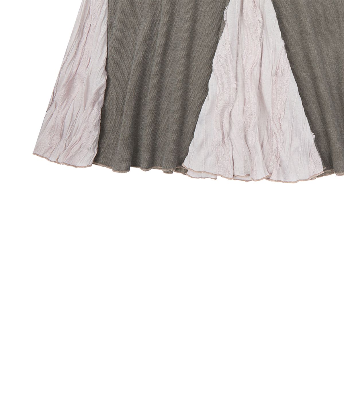 러브이즈트루(LUVISTRUE) RL FOLDING LONG SKIRT(BROWN)