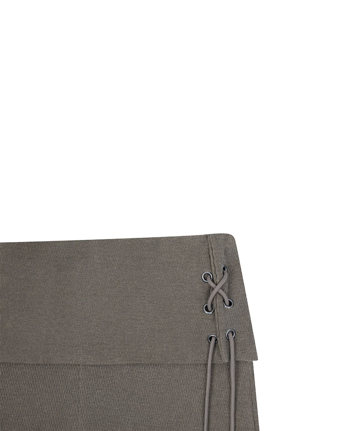 러브이즈트루(LUVISTRUE) RL FOLDING LONG SKIRT(BROWN)