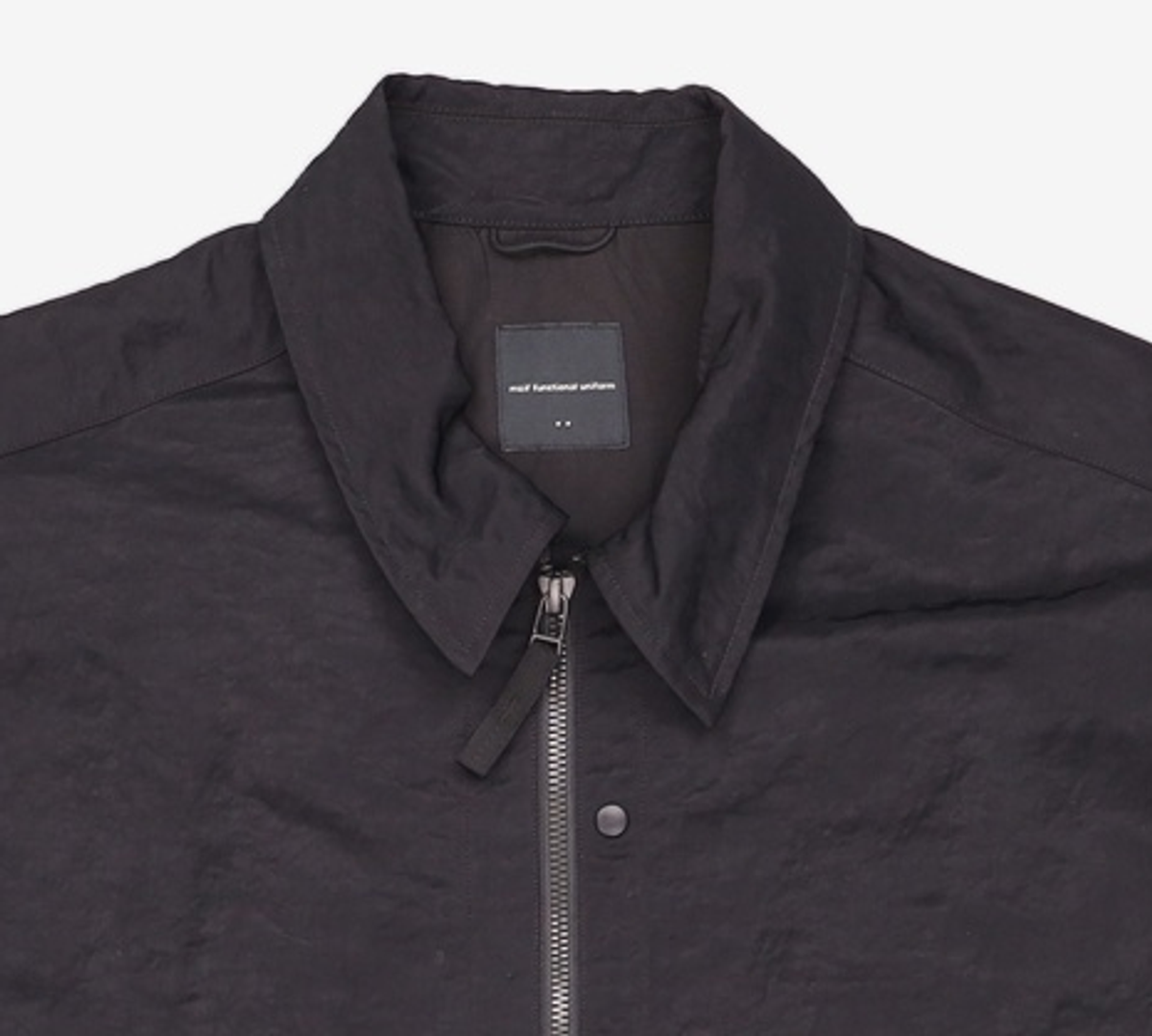 모이프(MOIF) [AW24]FLYER SHIRT JACKET / BLACK 2XL