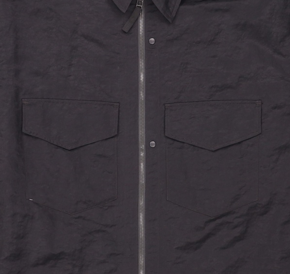 모이프(MOIF) [AW24]FLYER SHIRT JACKET / BLACK 2XL