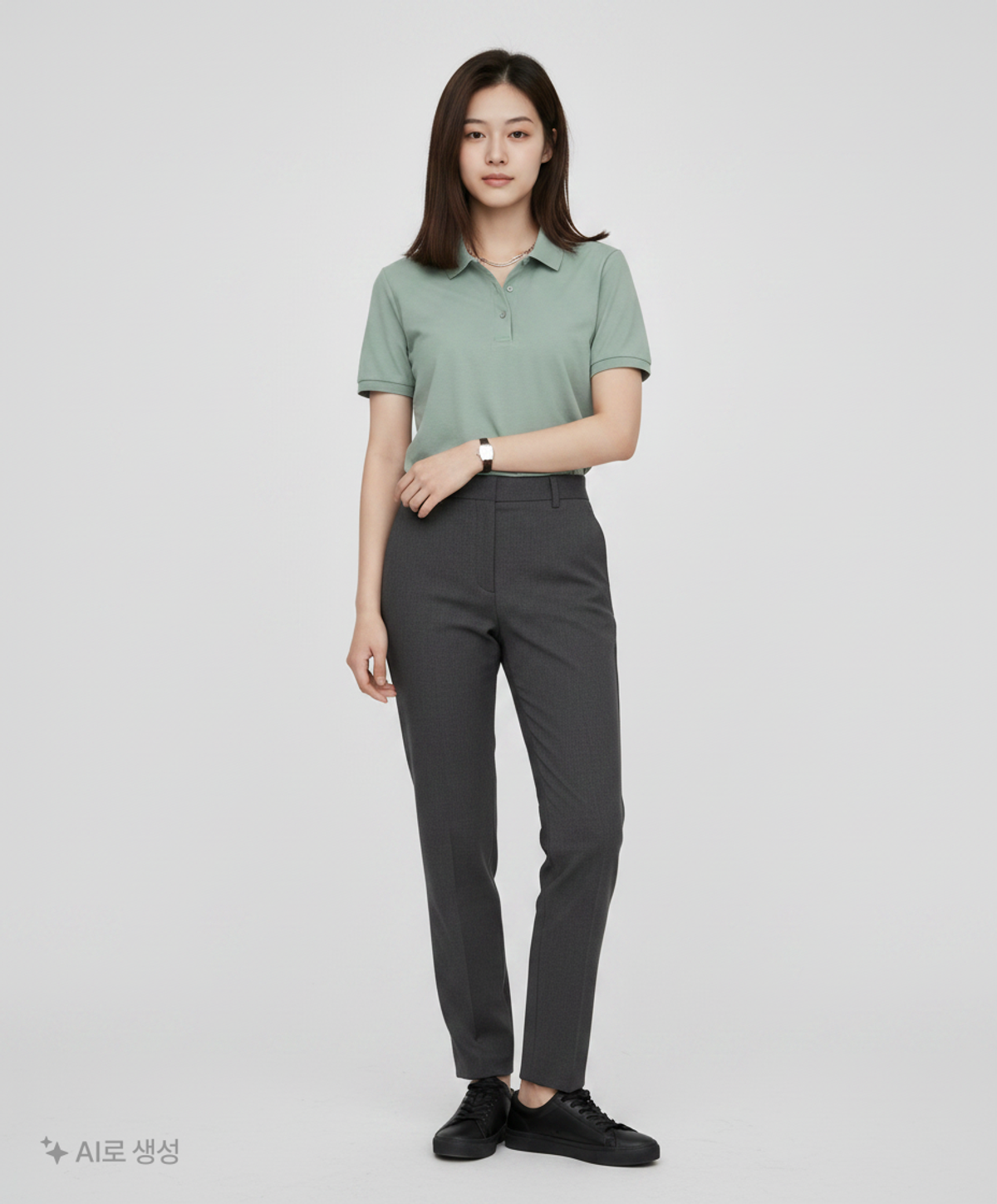 스파오(SPAO) 피케/카라 티셔츠 100