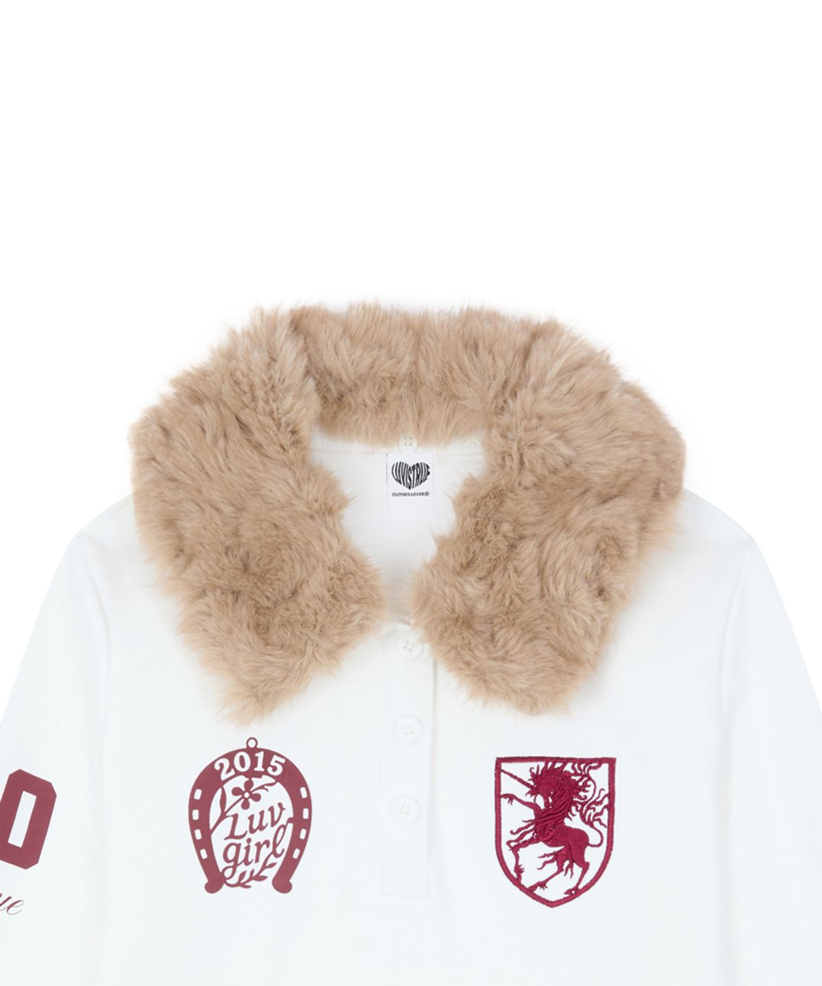 러브이즈트루(LUVISTRUE) RL FUR COLLAR SLEEVE(IVORY)