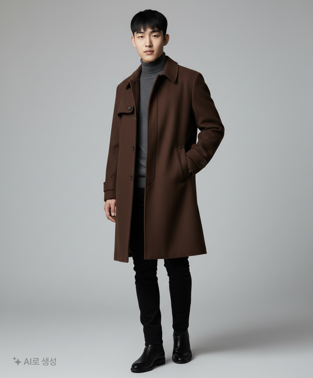 무신사 스탠다드(MUSINSA STANDARD) 겨울 기타 코트 XL