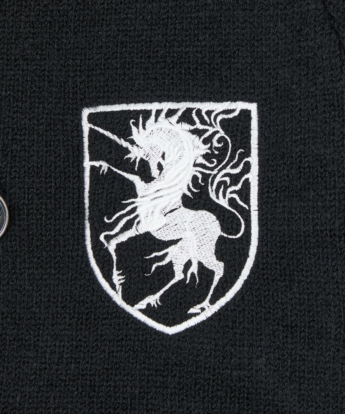 러브이즈트루(LUVISTRUE) RL HORSE 910 KNIT ZIP UP(BLACK)