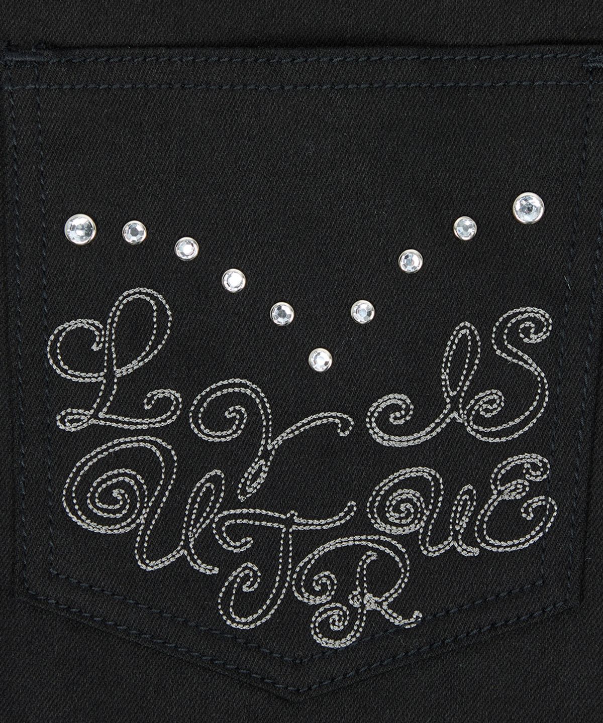 러브이즈트루(LUVISTRUE) RL LACE LOW RISE PANTS(BLACK)