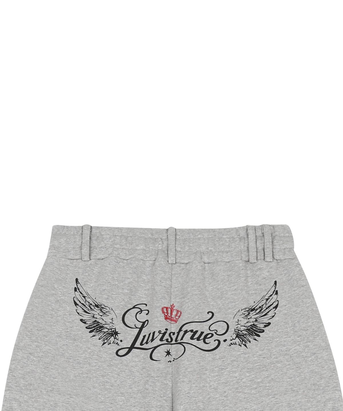 러브이즈트루(LUVISTRUE) RL LAYERED ANGEL TRAINING PANTS(GRAY)