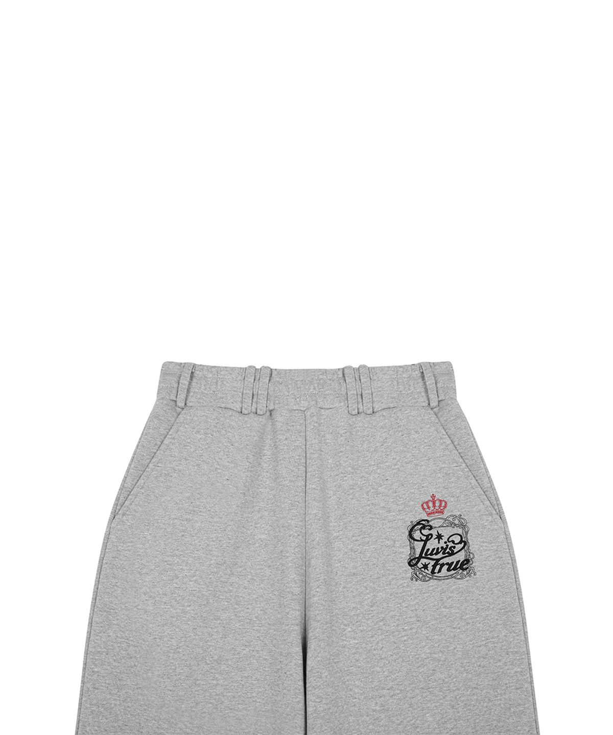 러브이즈트루(LUVISTRUE) RL LAYERED ANGEL TRAINING PANTS(GRAY)