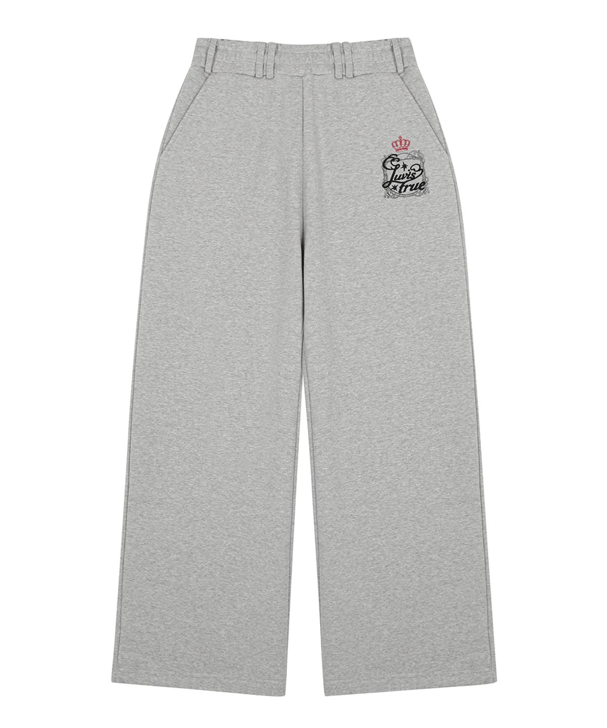 러브이즈트루(LUVISTRUE) RL LAYERED ANGEL TRAINING PANTS(GRAY)