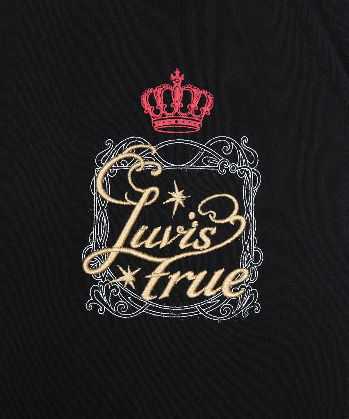 러브이즈트루(LUVISTRUE) RL LAYERED ANGEL TRAINING PANTS(BLACK)