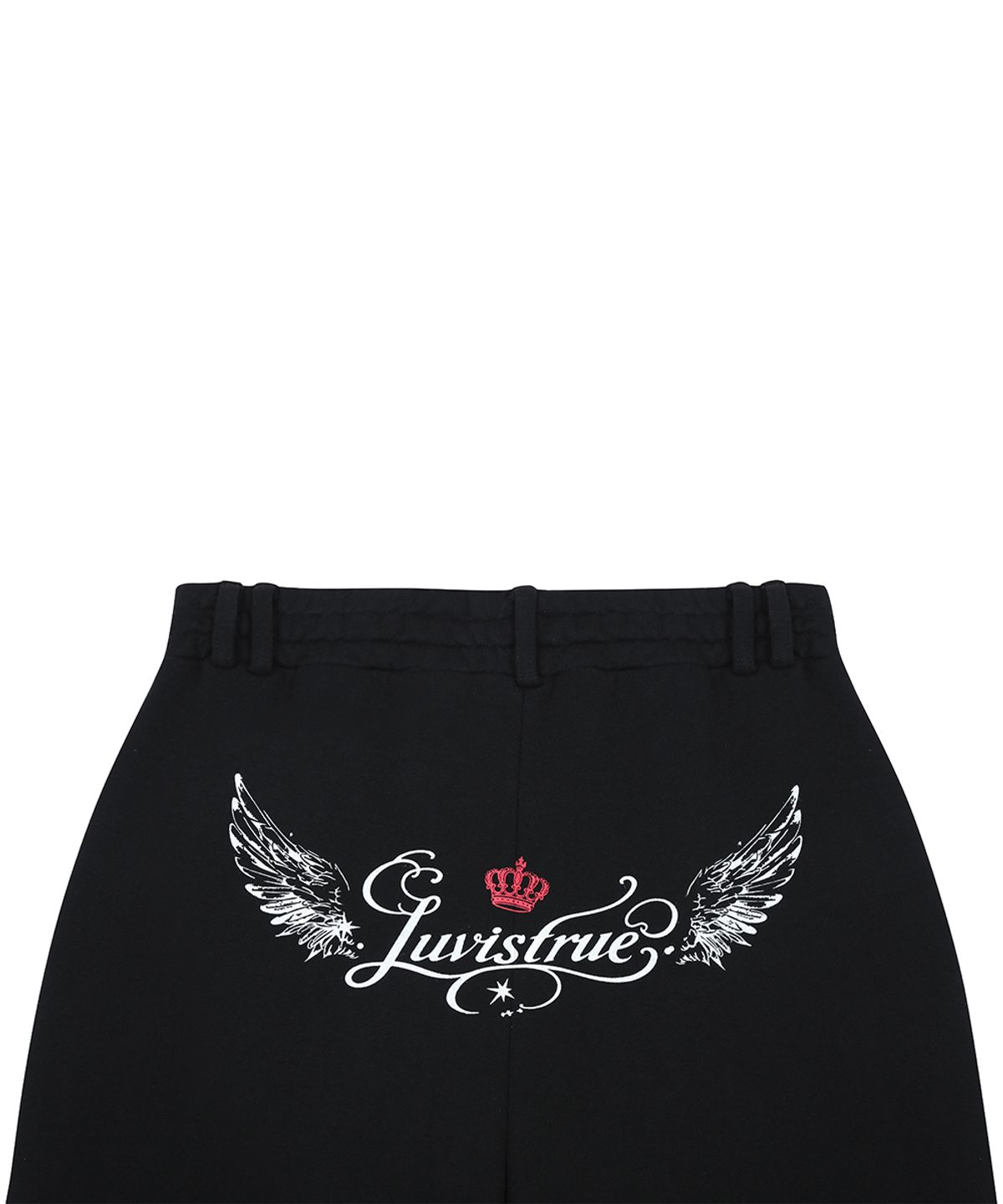 러브이즈트루(LUVISTRUE) RL LAYERED ANGEL TRAINING PANTS(BLACK)