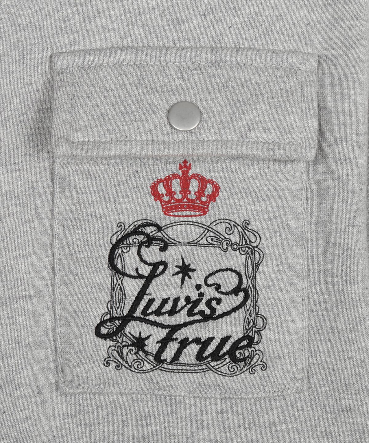 러브이즈트루(LUVISTRUE) RL LAYERED ANGEL TRAINING ZIP UP(GRAY)