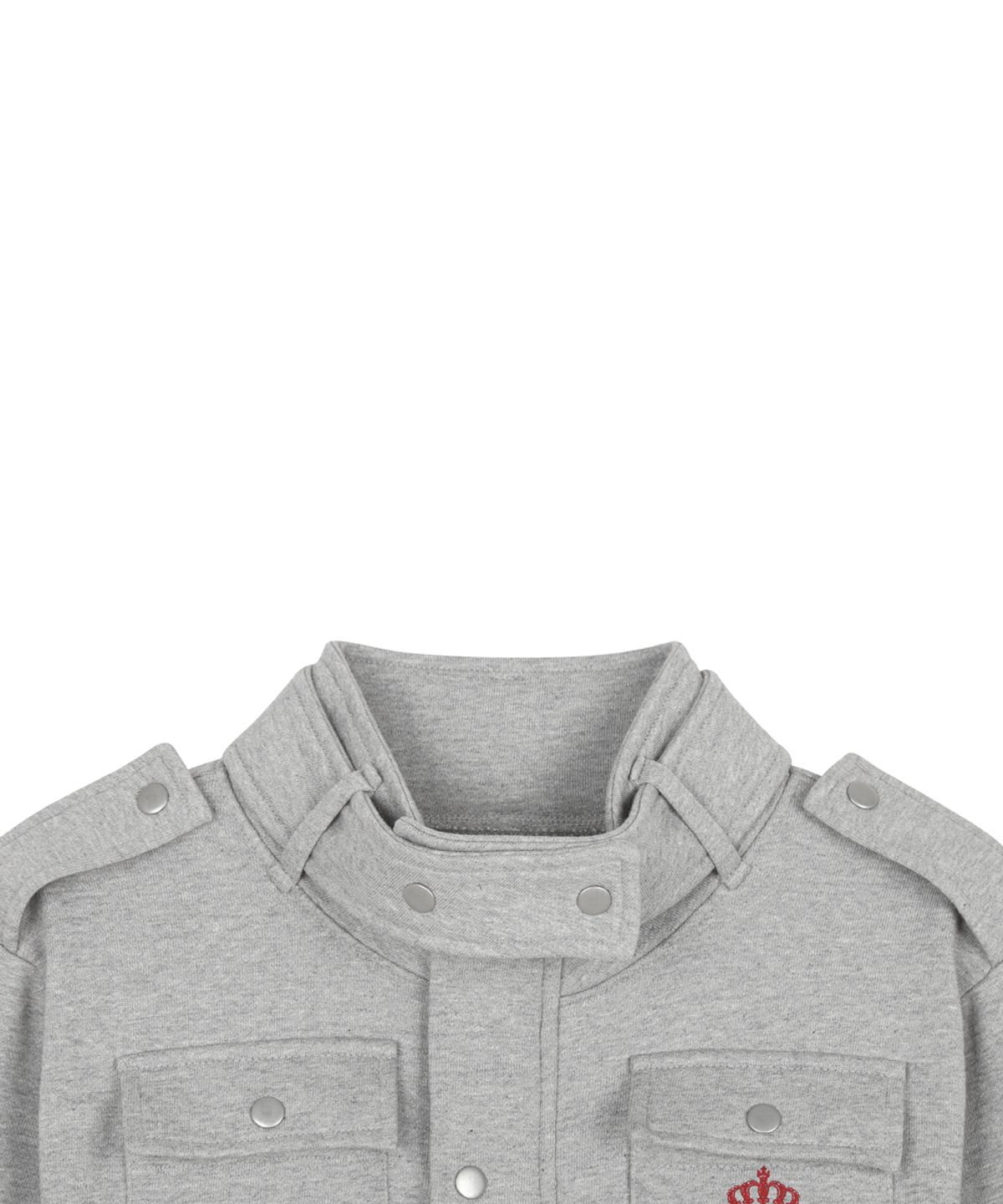 러브이즈트루(LUVISTRUE) RL LAYERED ANGEL TRAINING ZIP UP(GRAY)