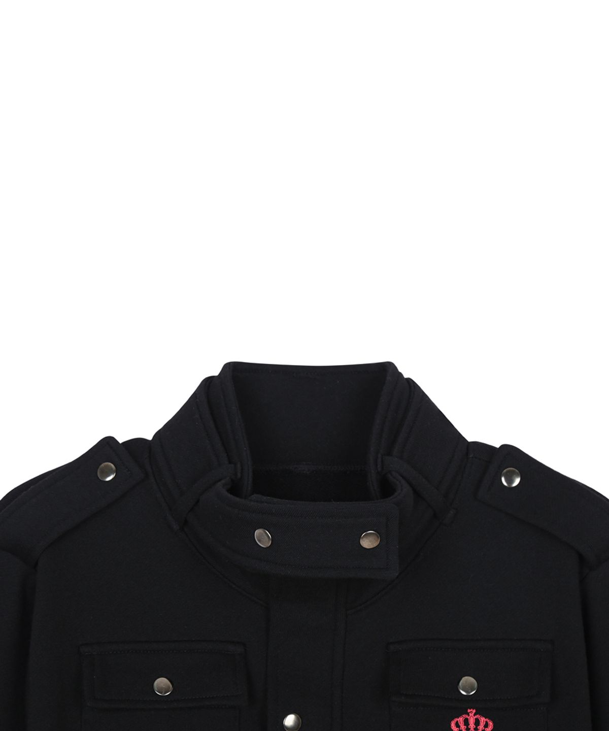 러브이즈트루(LUVISTRUE) RL LAYERED ANGEL TRAINING ZIP UP(BLACK)