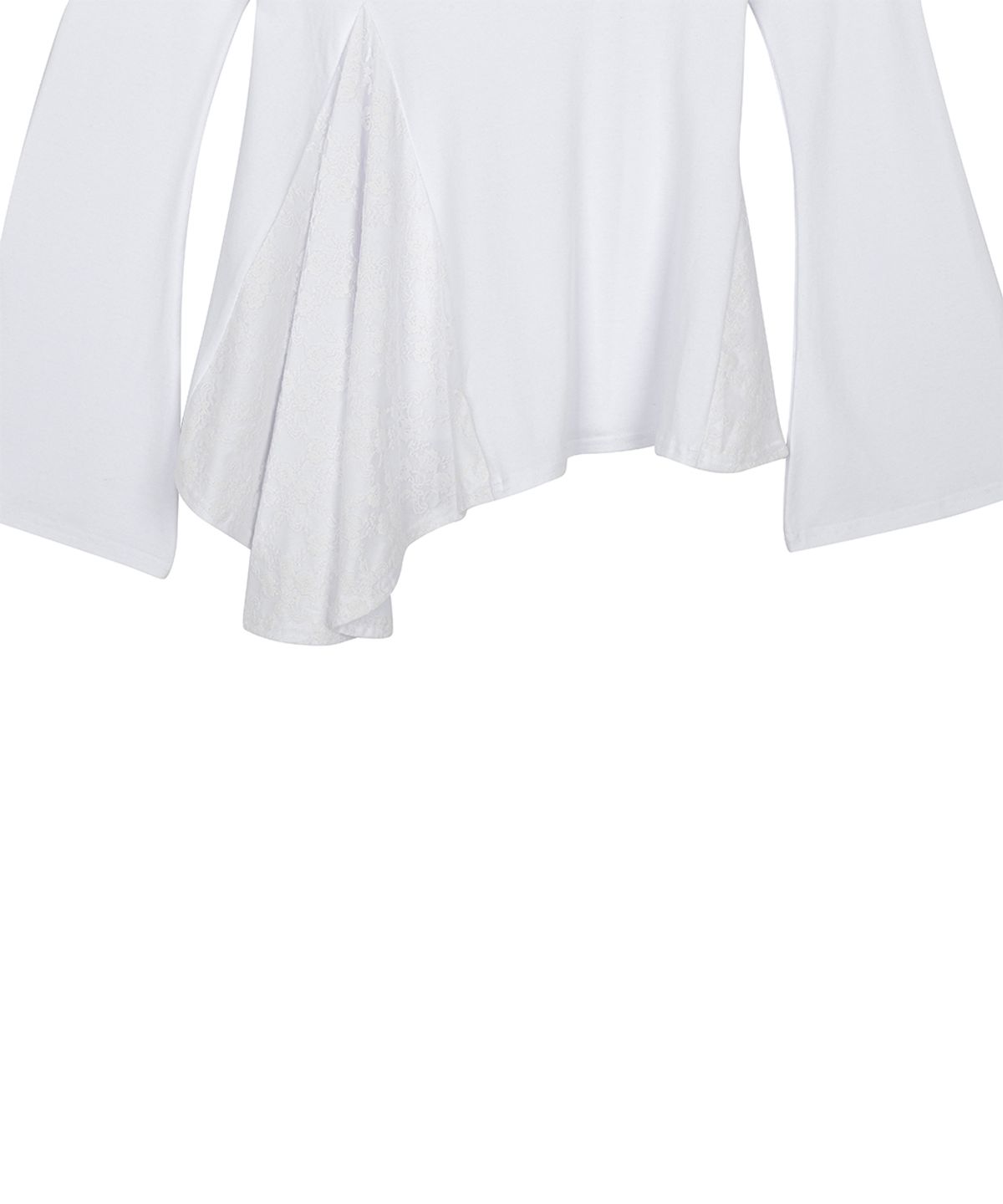 러브이즈트루(LUVISTRUE) RL LAYERED LACE TEE(WHITE)