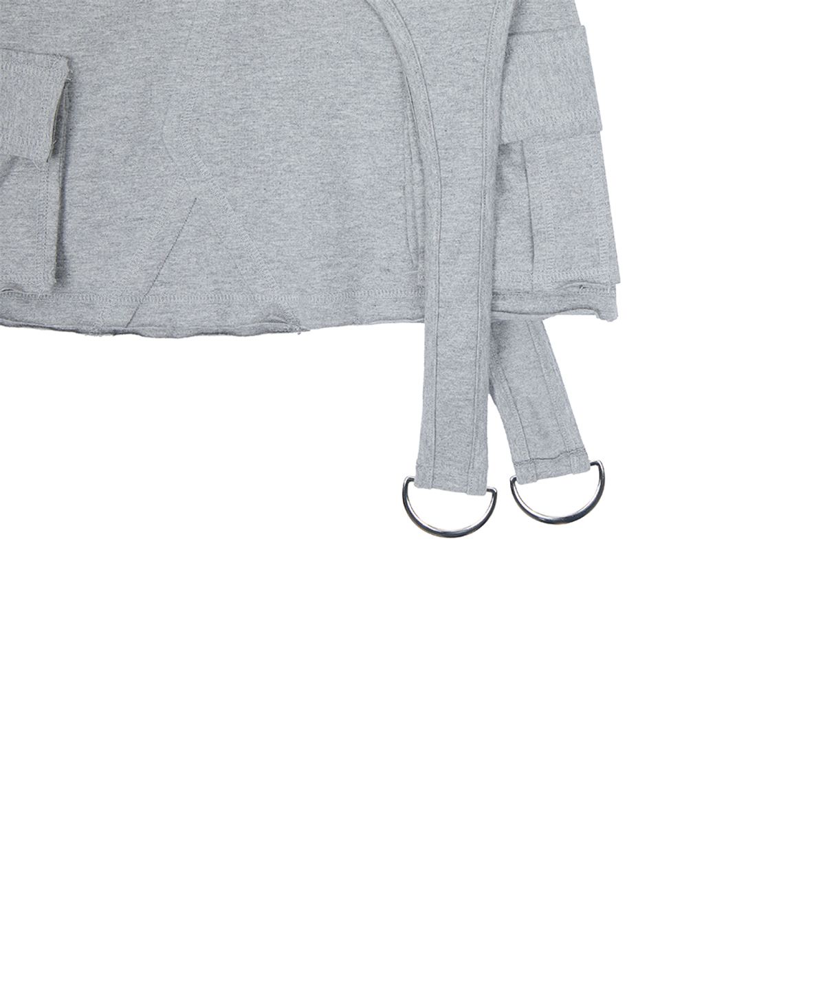 러브이즈트루(LUVISTRUE) RL LAYERED MINI SKIRT(GRAY)