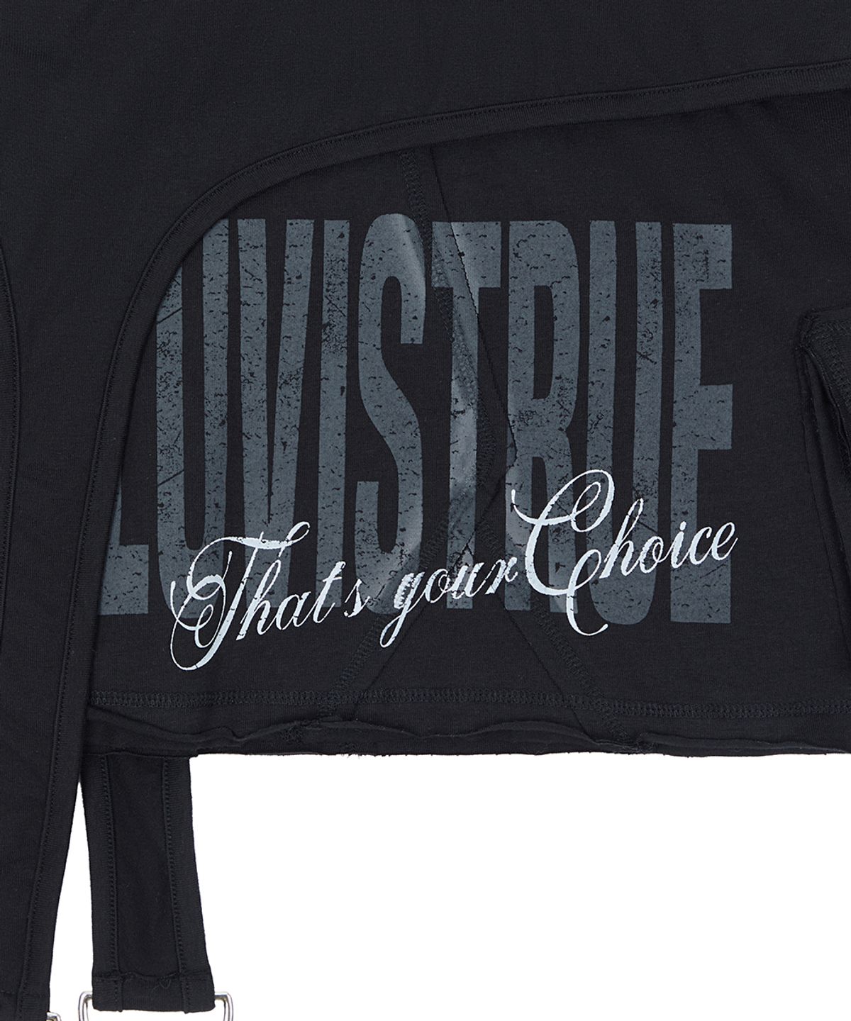 러브이즈트루(LUVISTRUE) RL LAYERED MINI SKIRT(BLACK)
