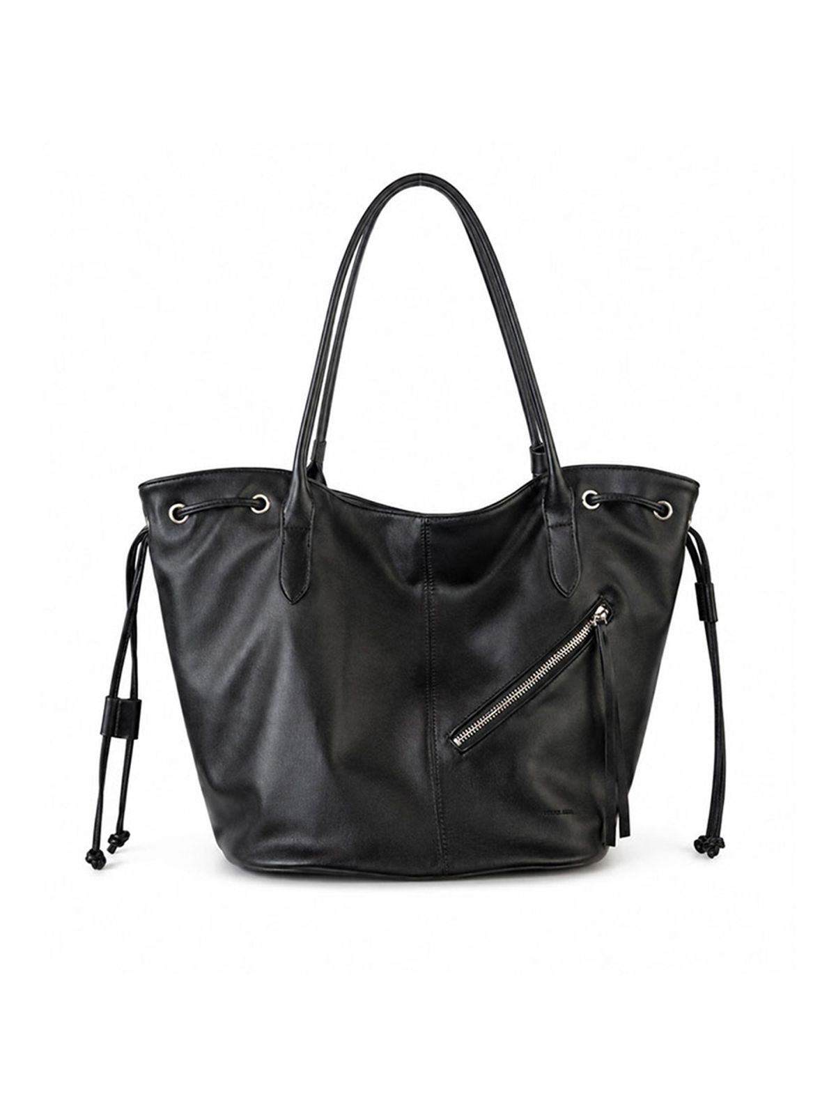 데누(DENU) Magrini Long Handdle Shopper Bag [Black]