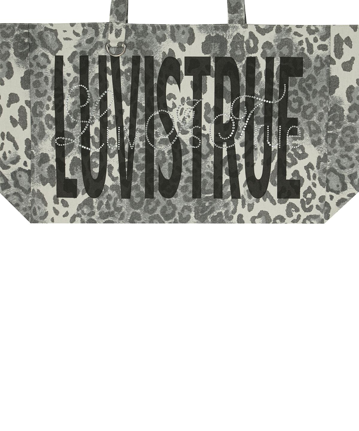 러브이즈트루(LUVISTRUE) RL LETTERING TOTE BAG(LEOPARD)