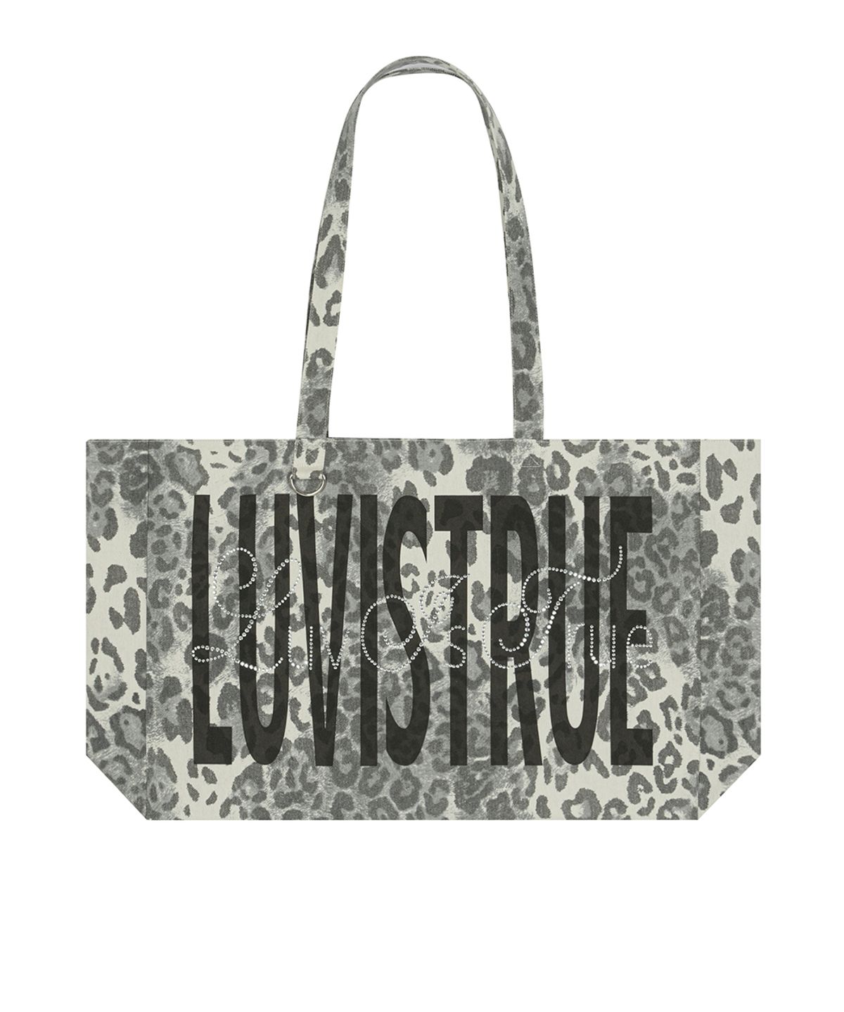 러브이즈트루(LUVISTRUE) RL LETTERING TOTE BAG(LEOPARD)