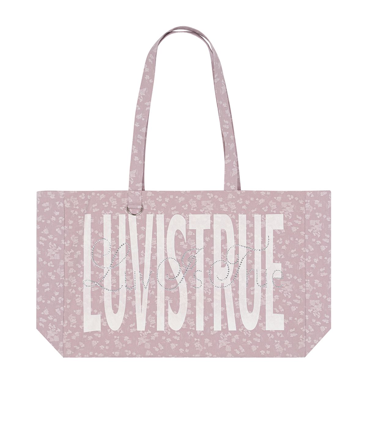 러브이즈트루(LUVISTRUE) RL LETTERING TOTE BAG(INDIE PINK)