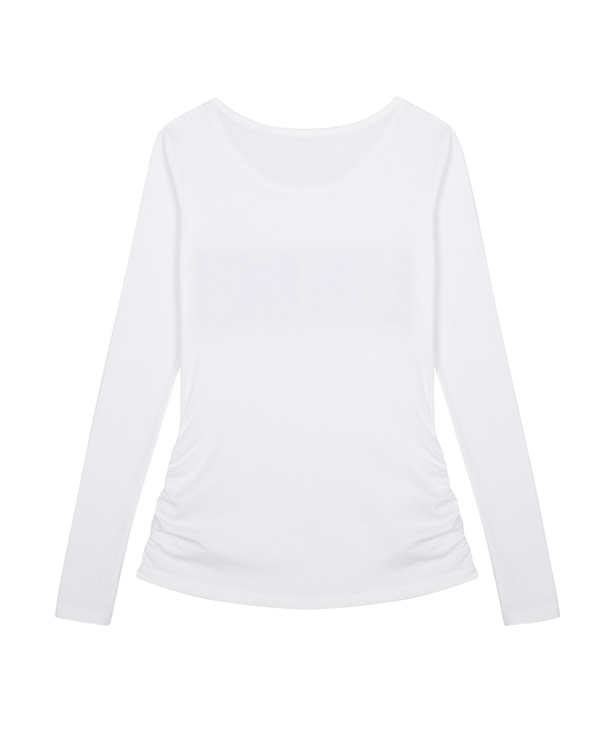 러브이즈트루(LUVISTRUE) RL LUVMEMORE SHIRRING TEE(WHITE)