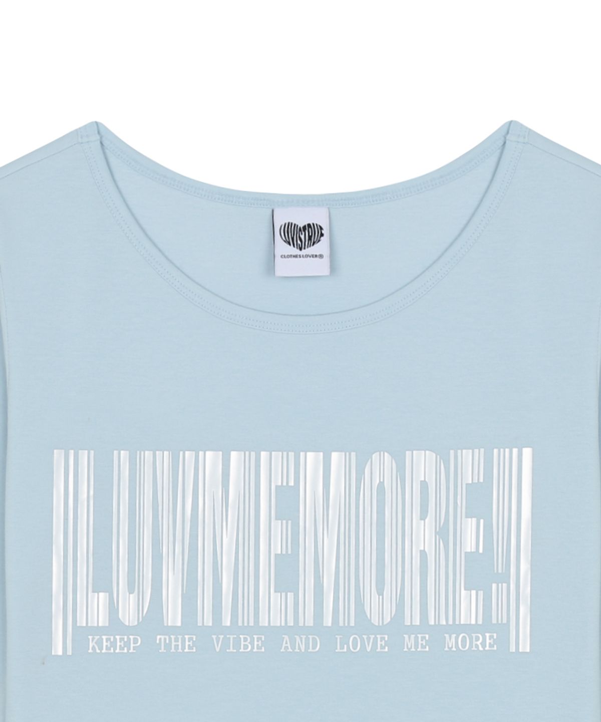 러브이즈트루(LUVISTRUE) RL LUVMEMORE SHIRRING TEE(MINT)