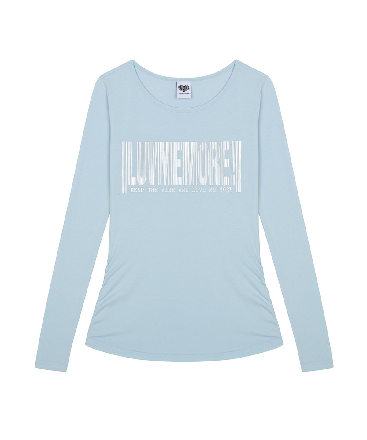 러브이즈트루(LUVISTRUE) RL LUVMEMORE SHIRRING TEE(MINT)