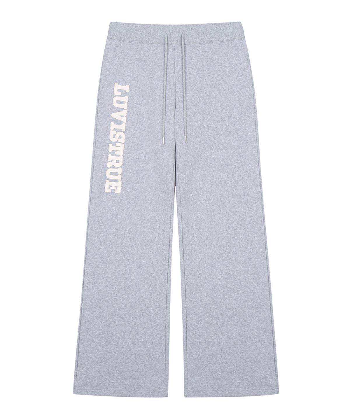 러브이즈트루(LUVISTRUE) RL PATCH BOOTCUT PANTS(GRAY)