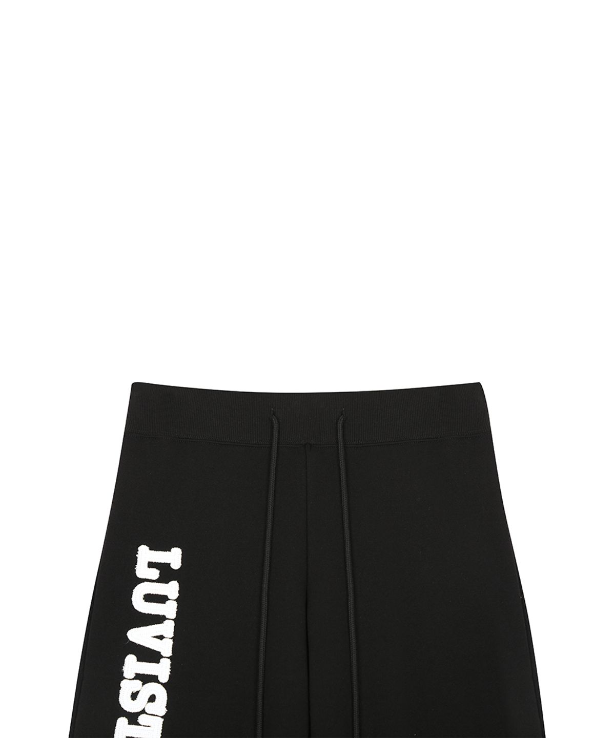 러브이즈트루(LUVISTRUE) RL PATCH BOOTCUT PANTS(BLACK)