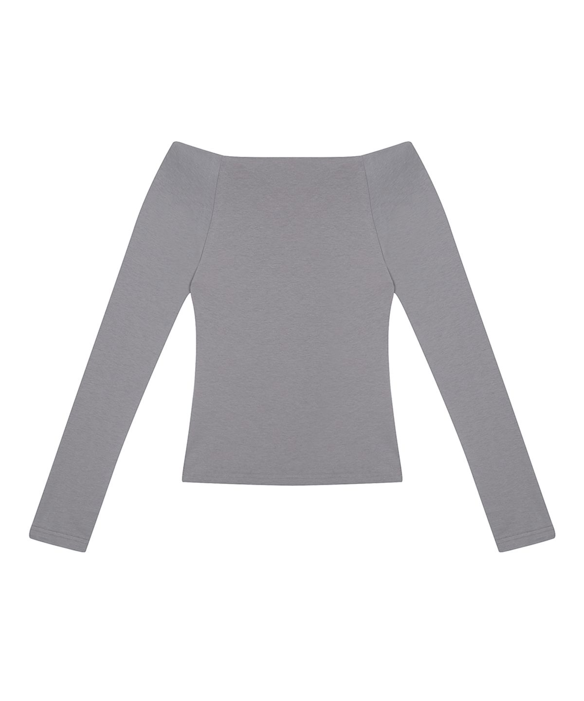 러브이즈트루(LUVISTRUE) RL SHIRRING SLEEVE(CHARCOAL)