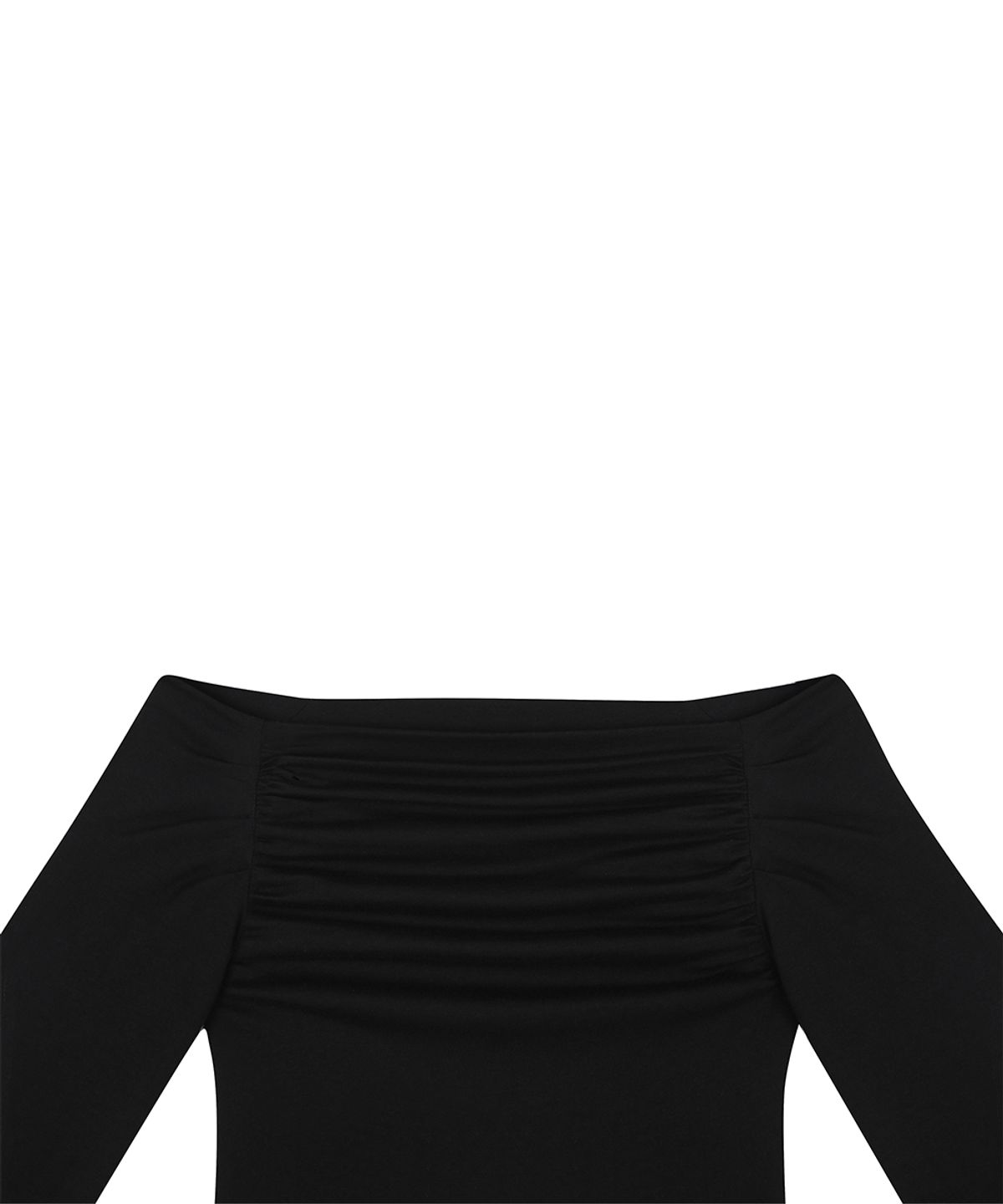 러브이즈트루(LUVISTRUE) RL SHIRRING SLEEVE(BLACK)