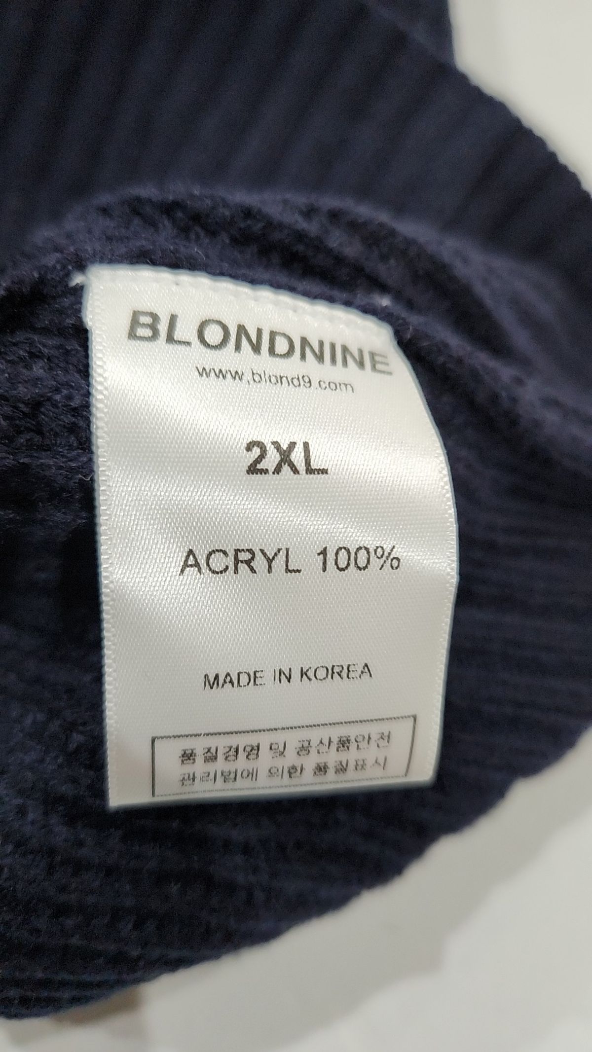 블론드나인(BLOND9) 니트/스웨터 XXL