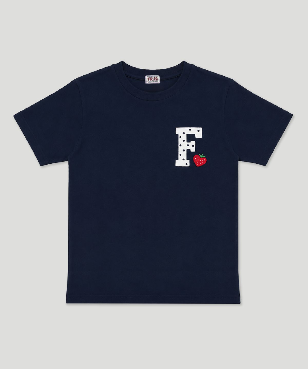 프루앤(FRUAND) HEART T-SHIRT_NAVY